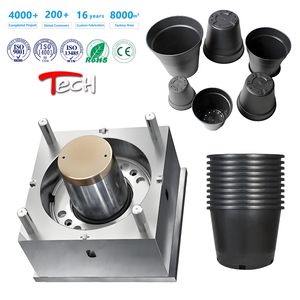 Alta qualidade <span class=keywords><strong>Custom</strong></span> Flower Pot Injection Mold Fabricante Plastic Planter <span class=keywords><strong>Mould</strong></span> Factory Jardinagem Pot Molding - Product Image 2