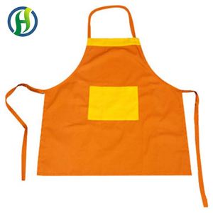 Kids' Sleeveless Chef Apron Bib Thick Fabric Easy Clean <b>Pink</b> Large Cooking & <b>Painting</b> with Pockets for Kids - Product Image 1
