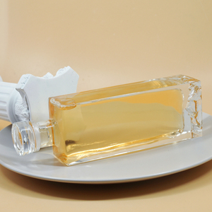 Chất lượng hàng đầu 250ml <span class=keywords><strong>500ml</strong></span> 1000ml hình chữ nhật núi lửa dày dưới rõ ràng Glass Wine <span class=keywords><strong>Bottle</strong></span> cho <span class=keywords><strong>Vodka</strong></span> Whisky với Stopper - Product Image 5