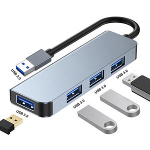 USB <span class=keywords><strong>3</strong></span>,0 <span class=keywords><strong>Hub</strong></span> tipo C USB OTG 4 puertos Multi Splitter adaptador portátil accesorios USB3.0 4 Por <span class=keywords><strong>HUB</strong></span> para <span class=keywords><strong>Xiaomi</strong></span> Lenovo Macbook Pro - Product Image 6