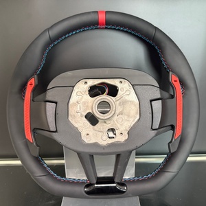 Volant en cuir de performance adaptable pour <span class=keywords><strong>BMW</strong></span> M2 F87 M4 F82 M6 F13 F15 F48 G30 540i <span class=keywords><strong>650</strong></span> G12 G14 G20 - Product Image 5