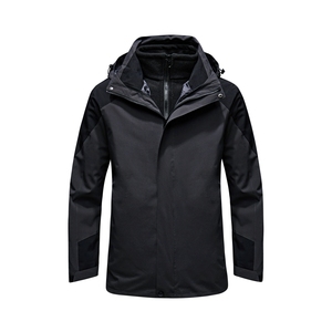 2025 veste d'hiver personnalisée pour hommes femmes 3-en-1 imperméable extérieur Softshell avec fermeture à glissière en polaire chaude conception Patchwork - Product Image 4