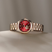 Montre Femme de Luxe Gohuos 7816, Étanche, Lumineuse, Date, Acier Inoxydable, Quartz, Élégante, Montre-Bracelet pour Femmes
