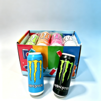 Jouet souple en forme de canette de boisson Monster, jouet anti-stress à rebond lent en mousse PU, vente en gros