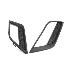 Seat Fog Light Bezels Black <b>ABS</b> Left And Right For 2013-2016 Ibiza Front Bumper Grille Covers - Product Image 4