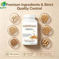 Capsules de Nattokinase Végétaliennes les Plus Vendues (60 Comprimés) – Complément Alimentaire Naturel Contenant un Mélange d'Ingrédients Herbacés