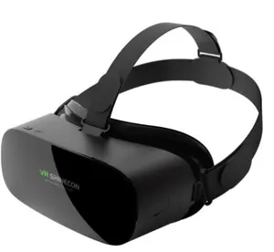 VR Shinecon 4 النوى الآلاف البخار ألعاب الواقع الافتراضي الكل في واحد سماعات VR مع واسعة التردد بطانة Haptics وحدات التحكم تسوية (تخويش)