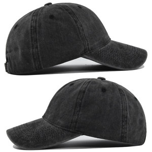 <span class=keywords><strong>Gorra</strong></span> de béisbol lavada de Europa y los Estados Unidos, <span class=keywords><strong>gorra</strong></span> vintage de algodón suave, color sólido para hacer <span class=keywords><strong>gorra</strong></span> de béisbol de vaquero lavada vieja - Product Image 2