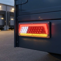 Ensemble de feux arrière LED 24V pour camion et remorque, lampe combinée arrière, remplacement universel