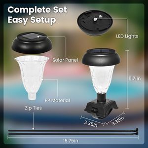 custom logo Solar Pool Lights RGB Color Changing Waterproof LED For Above Ground Swimming Pools Outdoor Use - Product Image 6