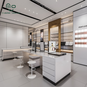 Exhibidor de Cosméticos de Madera con Iluminación LED, Ecológico, Tamaño Personalizable para Tiendas de <span class=keywords><strong>Maquillaje</strong></span> y Perfumes - Product Image 3