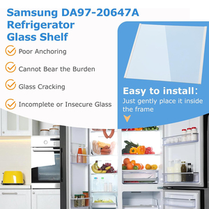Remplacement de l'étagère en verre du réfrigérateur DA97-20647A pour réfrigérateur <span class=keywords><strong>Samsung</strong></span> - Product Image 5