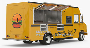 Camion de nourriture électrique de voyage rapide OEM, chariot à glaces, chariot à hot-dogs, camion à café, remorque avec équipement de cuisine, congélateur, nourriture en collation - Product Image 2