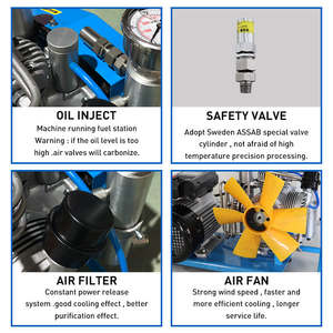 <span class=keywords><strong>300</strong></span> <span class=keywords><strong>bar</strong></span> équipement de plongée <span class=keywords><strong>Compresseur</strong></span> d'air de plongée sous-marine portable utilisé pour la plongée sous-marine pompier <span class=keywords><strong>compresseur</strong></span> de plongée sous-marine - Product Image 5