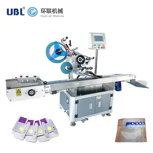 UBL fabrika Dongguan otomatik özelleştirmek etiket yapışkanlı kilitli torba etiketleme makinesi