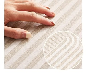 Modern <strong>Cream</strong> Wave Arc Pattern Area <strong>Rug</strong> Low-Pile Woven <strong>Large</strong> Living Room Carpet <strong>Rugs</strong> for Living Room - Product Image 2