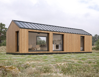 Maison préfabriquée de luxe, mini-maison mobile préfabriquée, cabane miniature, résidence confortable