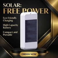 Lampe d'urgence solaire LED portable à prix abordable avec sortie USB, lampe torche LED rechargeable, mini lampe LED