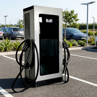 Chargeur rapide DC intelligent pour véhicules électriques, compatible OCPP, 60KW-480KW, IP65, interface CCS2/CCS1/GB, station de charge DC pour flotte et parking