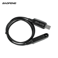 Cable de Programación Tipo Aguja Portátil e Impermeable con Accesorios para Radios Bidireccionales Baofeng UV-9R, 9R Plus, 9R Pro y A58