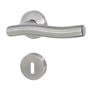 Maniglia <span class=keywords><strong>per</strong></span> <span class=keywords><strong>Porta</strong></span> in Acciaio Inossidabile AISI304 Stile Europeo Moderno con Rosetta e Serratura <span class=keywords><strong>per</strong></span> Bagno, Cucina, Ingresso e Centri Commerciali - Product Image 1