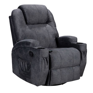 Massage Swivel Power Heat Rocking Recliner Sofas tuhl mit Stoff polsterung und Metallrahmen Wohn möbel Wohnzimmer Sofas - Product Image 4