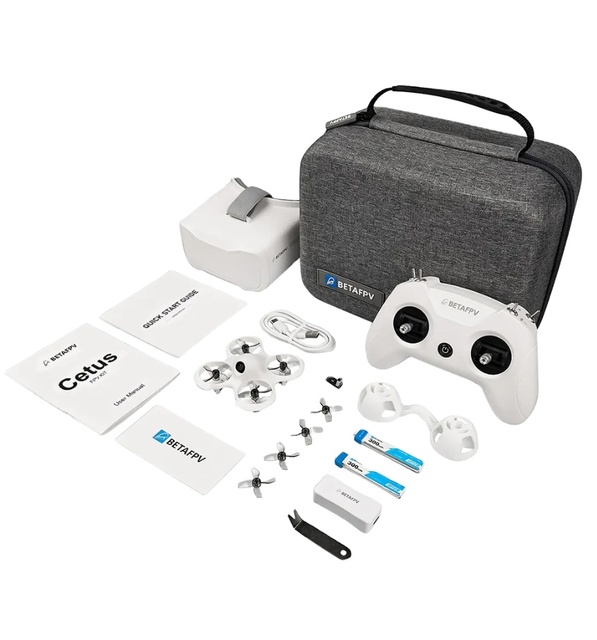 Betafpv RTF Cetus Quadcopter Kit 1s Brushed Quadcopter Hollow Cup Motor Ready to Fly Beginner 80M Remote Control VR02