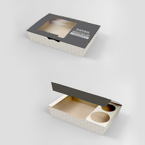 Boîte d'emballage de sushi personnalisée biodégradable en gros, boîte de sushi jetable en papier, boîte à emporter japonaise, boîte à sushi bento avec fenêtre - Product Image 6