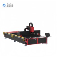Machine de découpe laser à fibre CNC de type portique 1500W Machine de découpe en acier inoxydable en acier au carbone en aluminium en laiton