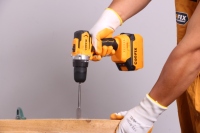 COOFIX Perceuse-Visseuse sans Fil 20 Volts, Moteur sans Charbon, Visseuse Électrique à Percussion au Lithium 20V