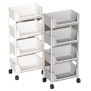 Estante de almacenamiento de varios niveles, organizador de juguetes portátil de 5 capas para el hogar, sala de estar, cocina, aperitivos, libros, juguetes - Product Image 4