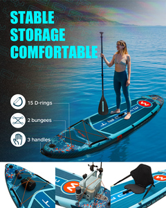 OEM ขายส่ง บอร์ดพายยืนแบบเป่าลม ขนาด 11'6''x34''x6'' สำหรับตกปลา เล่นน้ำ เล่นเซิร์ฟ รุ่น MY09 - Product Image 2