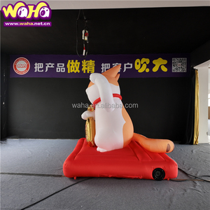 <span class=keywords><strong>Chat</strong></span> porte-bonheur géant gonflable publicitaire gonflable <span class=keywords><strong>Alice</strong></span> Wonderland Party Shows Wall Patrol Cat Huge Cat Large Inflatable - Product Image 3