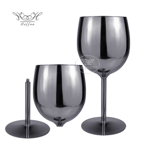 Personnalisé 350ml Pli Portable Détachable Tasse À Vin Bar Martini <span class=keywords><strong>Champagne</strong></span> SS #304 Métal Camping En Plein Air Voyage Verre À Vin Gobelet Tasses - Product Image 4