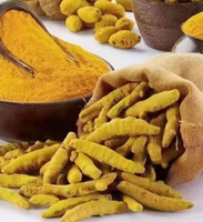 Grossiste en épices de Guangxi, Chine, prix bas, rhizome de curcuma longue, curcuma jaune séché entier pour la cuisine