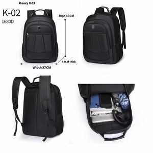 Custom Logo Geometric Laptop <b>Backpack</b> Unisex Large Capacity Oxford Waterproof Anti-Theft with USB Fashion School Daily Use - Product Image 5