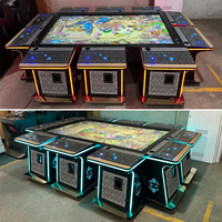 Table de pêche détachable pour 10 joueurs, écran métallique de 86 pouces, prix de gros de l'usine Qianmen, pour machine de jeu d'arcade de pêche