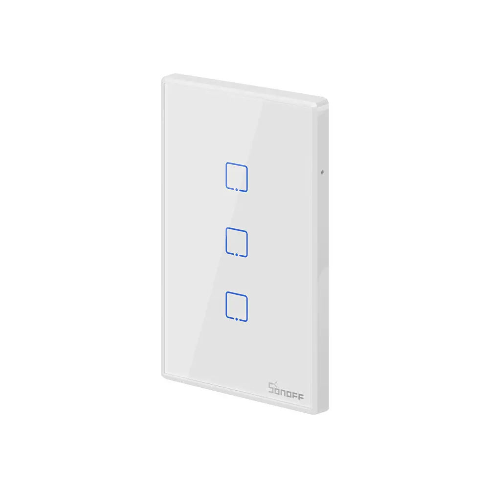 Sonoff T0 US 1/2/3 Gang Wifi Switch Smart Home Remote Control Wall Touch Timer Switch Ewelink APP Works With Alexa Google Home