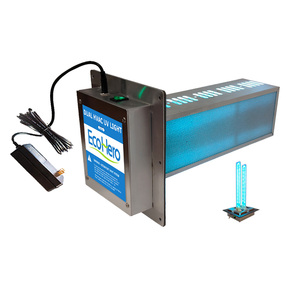 UVPCO الأيونات السالبة HVAC UV جهاز تنقية الهواء بالأشعة فوق البنفسجية-مصباحين-48 وات مع أضواء--V محول طاقة للاستخدام التجاري من الألومنيوم - Product Image 1