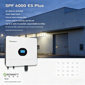 Inversor Monofásico de Bajo Voltaje Guriwat Growatt SPF6000ES Plus de 6KW, 98% de Eficiencia, Cargador Solar Fotovoltaico para el Hogar - Product Image 2