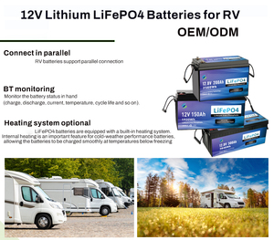 Chu Kỳ Sâu Chu Kỳ Dài Có Thể Sạc Lại Năng Lượng Lưu Trữ Lifepo4 Pin 12V 300ah 12V 100ah 200ah 300ah 400ah 500ah - Product Image 6