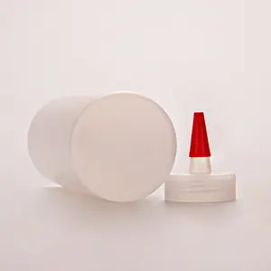 Neue 250 ml 500 ml 8 oz weißes HDPE-Logo kundenspezifische runde Form Kunststoff Saußflasche auspressen Ketchup mit Schraubverschluss