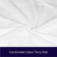 Vente en gros OEM / ODM Protège-matelas imperméable en coton doux et respirant personnalisé