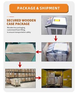 Machine de nettoyage au laser britannique, kit de décapage de la rouille, 3000 kW pulsé, 200 W max, valise de refroidissement pour applications complexes sur le marbre - Product Image 6