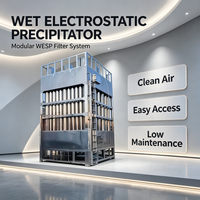 Precipitador Electrostático Comercial ESP de Tipo Húmedo para la Eliminación de Polvo de Gases de Escape en Plantas de Hornos de Carburo de Silicio