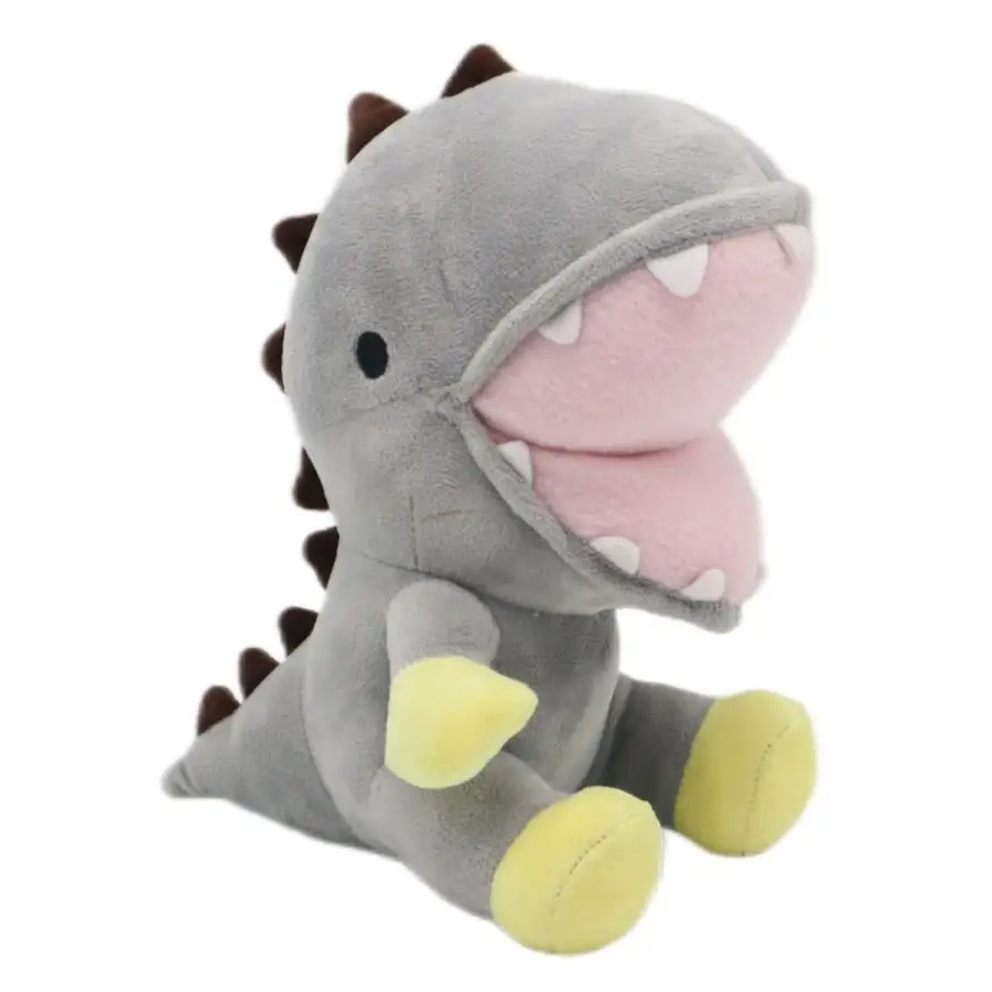 Peluche d'animal en peluche d'usine dinosaure personnalisé en peluche animaux peluches faites vos propres jouets de conception oreiller en peluche animal personnalisé