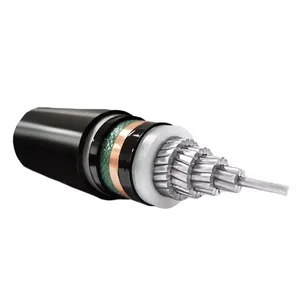 XPLE YJV22 medium voltage 3 core swa stainless steel wire armored aluminium power cable