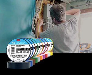 3 <span class=keywords><strong>m</strong></span>乙烯基电工胶带165，黑色 - Product Image 4