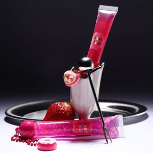 Cute Cartoon Fruit Glitter <b>Lip</b> <b>Gloss</b>, Small Pendant, Moisturizing and Reducing <b>Lip</b> Lines Glass <b>Lip</b> Color - Product Image 1