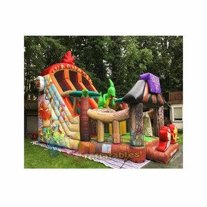 Mini toboggan gonflable parc animaux, jeux de diapositives gonflables, bon marché, vente en gros - Product Image 1